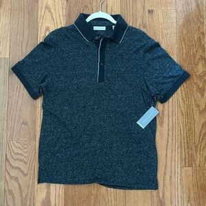 Geoffrey Beene Men's Gray Polo Shirt NWT Size Medium